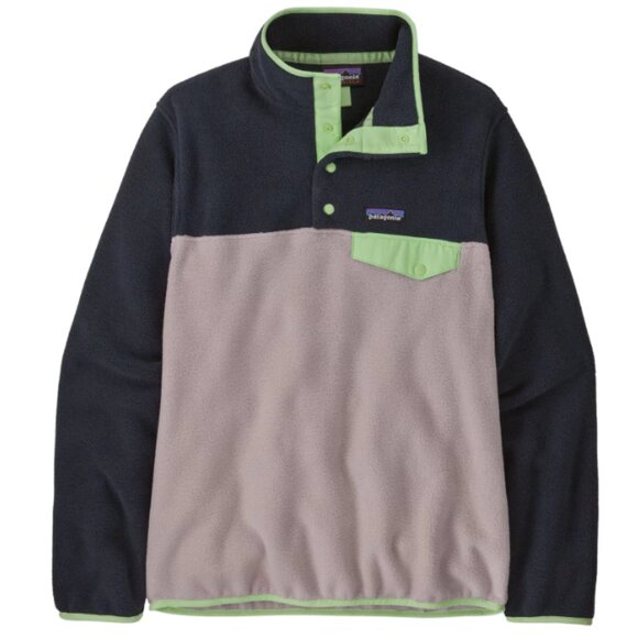 Patagonia Women's Synchilla Snap-T Fleece Pullover Echo Purple, New With Tag - Picture 3 of 4